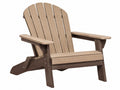 Adirondack tuinstoel 83 x 79 x 98 cm kunststof beige/bruin - weerbestendige relaxstoel